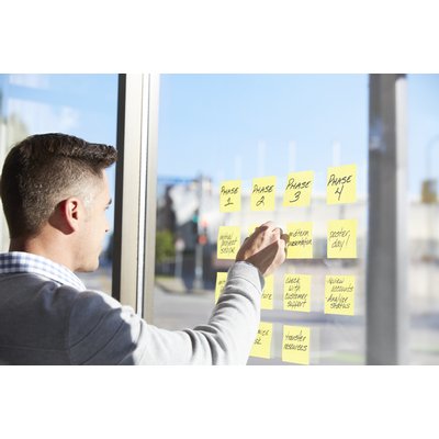Bloc-mémos Post-it 622 Super Sticky 47,6x47,6mm jaune 12 pièces