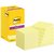 Memoblok Post-it 654 Super Sticky 76x76mm canary yellow 12 stuks