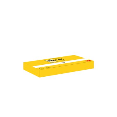 Bloc-mémos Post-it 653 38x51mm jaune 3 pièces