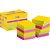 Memoblok Post-it 622 Super Sticky 47,6x47,6mm Carnival 12 stuks