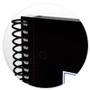 Cahier de notes Oxford Classic Europeanbook A4+ 4 perforations carreau 160 pages noir Photo