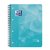 Cahier Oxford Projectbook School A4+ ligné 4 perf 240 pages 80g aqua