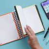 Cahier Oxford Projectbook School A4+ ligné 4 perf 240 pages 80g aqua Photo