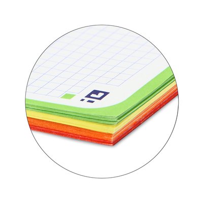 Cahier Oxford Projectbook School A4+ ligné 4 perf 240 pages 80g aqua