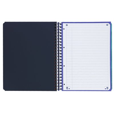 Cahier Oxford Projectbook School A4+ ligné 4 perf 240 pages 80g aqua