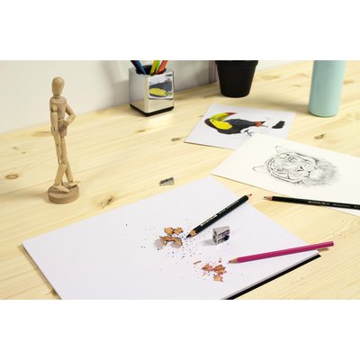 Taille-crayon Westcott aluminium 2 trous
