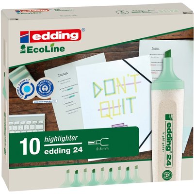 Markeerstift edding 24 EcoLine pastel groen