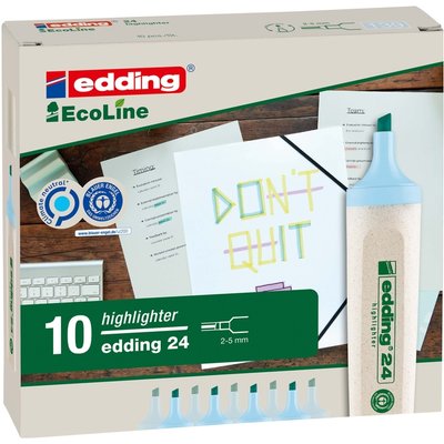 Markeerstift edding 24 EcoLine pastel blauw