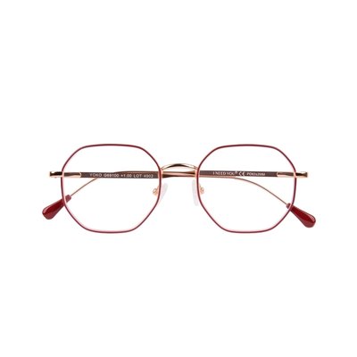 Leesbril I Need You +2.50 dpt Yoko rood-koper