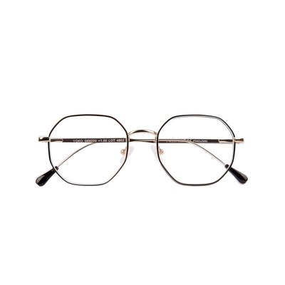 Leesbril I Need You +3.00 dpt Yoko zwart-goud