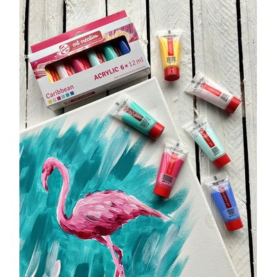 Acrylverf Talens Art Creation Caribbean assorti 6 tubes à 12ml