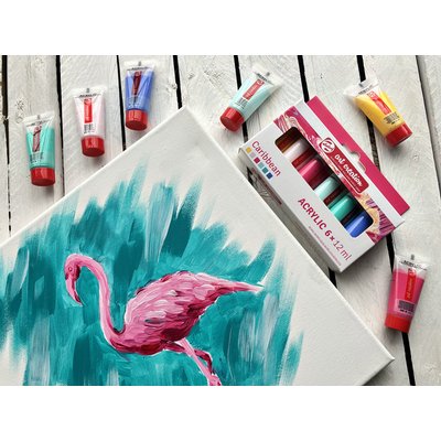 Acrylverf Talens Art Creation Caribbean assorti 6 tubes à 12ml