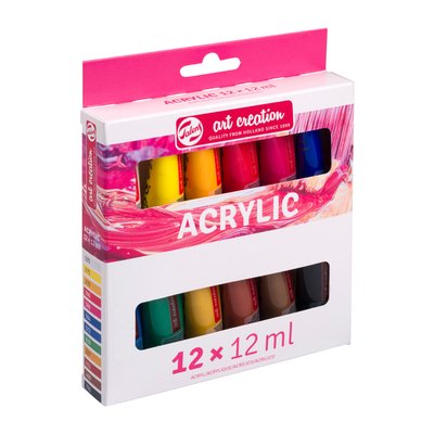 Acrylverf Talens Art Creation assorti 12 tubes à 12ml