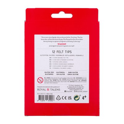 Feutre Bruynzeel Kids set 12 couleurs