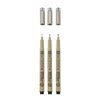 Fineliner Sakura Pigma Micron set 3 largeurs Large noir Photo