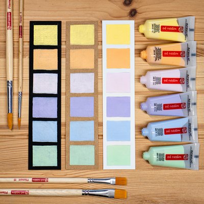 Acrylverf Talens Art Creation pastel assorti 6 tubes à 12ml