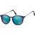 Lunettes de soleil Montana bleu mat Revo verre rond bleu