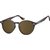 Lunettes de soleil Montana Turtle verre rond brun