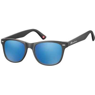 Lunettes de soleil Montana noir Revo verre bleu