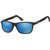 Lunettes de soleil Montana noir mat Revo verre bleu