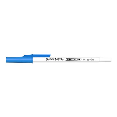 Balpen Paper Mate Kilometrico Recycled medium blauw