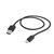 Kabel Hama USB-A - micro-USB 2.0 1 meter zwart