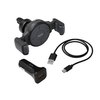 Autolader Hama draadloos QI-Charge 10W antraciet foto