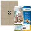 Etiket HERMA 10755 99.1x67.7mm silphie bruin 160 stuks foto