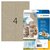 Etiquette HERMA 10756 105x148mm silphie brun 80 pièces