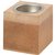Waxinelichthouder Creativ Company 6x6x6cm MDF