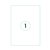 Etiket Qbasic A4 1.000 vel 210x297mm 1000 labels
