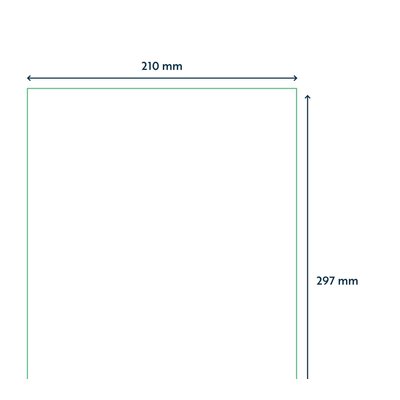 Etiket Qbasic A4 1.000 vel 210x297mm 1000 labels