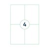 Etiket Qbasic A4 1.000 vel 105x148mm 4000 labels foto