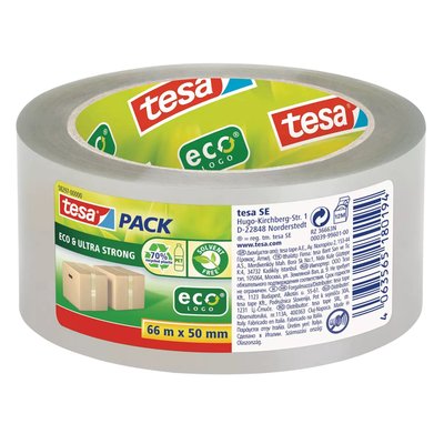 Verpakkingstape Tesa 58297 Eco transparant Ultra strong