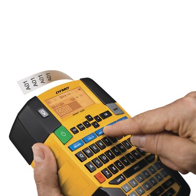 Etiqueteuse Dymo Rhino 4200 Industriel Qwerty 19mm jaune coffret
