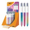 Stylo bille BIC 4 couleurs Gradient Medium assorti Photo
