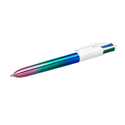 Stylo bille BIC 4 couleurs Gradient Medium assorti