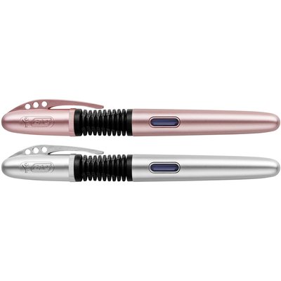Stylo plume BIC X Chrome Medium assorti