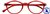 Leesbril I Need You +2.00 dpt Tropic rood