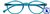 Leesbril I Need You +2.00 dpt Tropic blauw