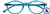 Leesbril I Need You +3.00 dpt Tropic blauw
