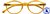Leesbril I Need You +3.00 dpt Tropic geel