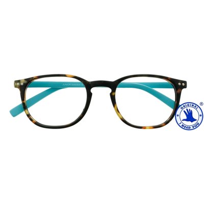 Leesbril I Need You +1.00 dpt Junior Selection bruin-turquoise