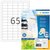 Etiquette HERMA Recycling 10725 38,1x21,2mm blanc 5200 pièces