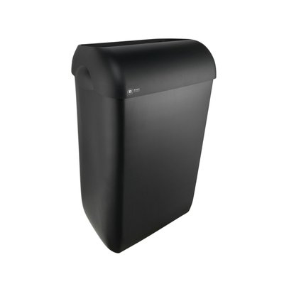 Afvalbak BlackSatino open inworp 43 liter zwart 331760