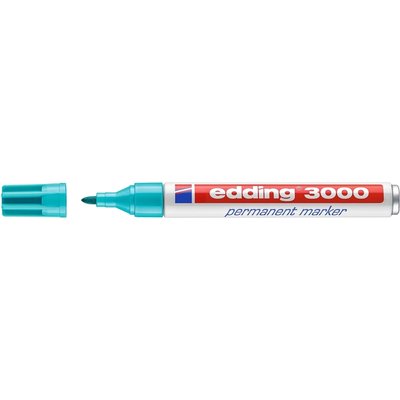 Viltstift edding 3000 rond 1.5-3mm turquoise