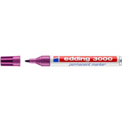 Viltstift edding 3000 rond 1.5-3mm rood violet