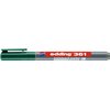 Marqueur tableau blanc edding 361 ogive 1mm vert Photo