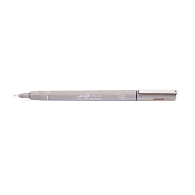 Fineliner Uni-ball Pin 0,1mm gris clair