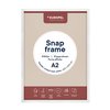 Kliklijst Europel A2 25mm mat wit foto